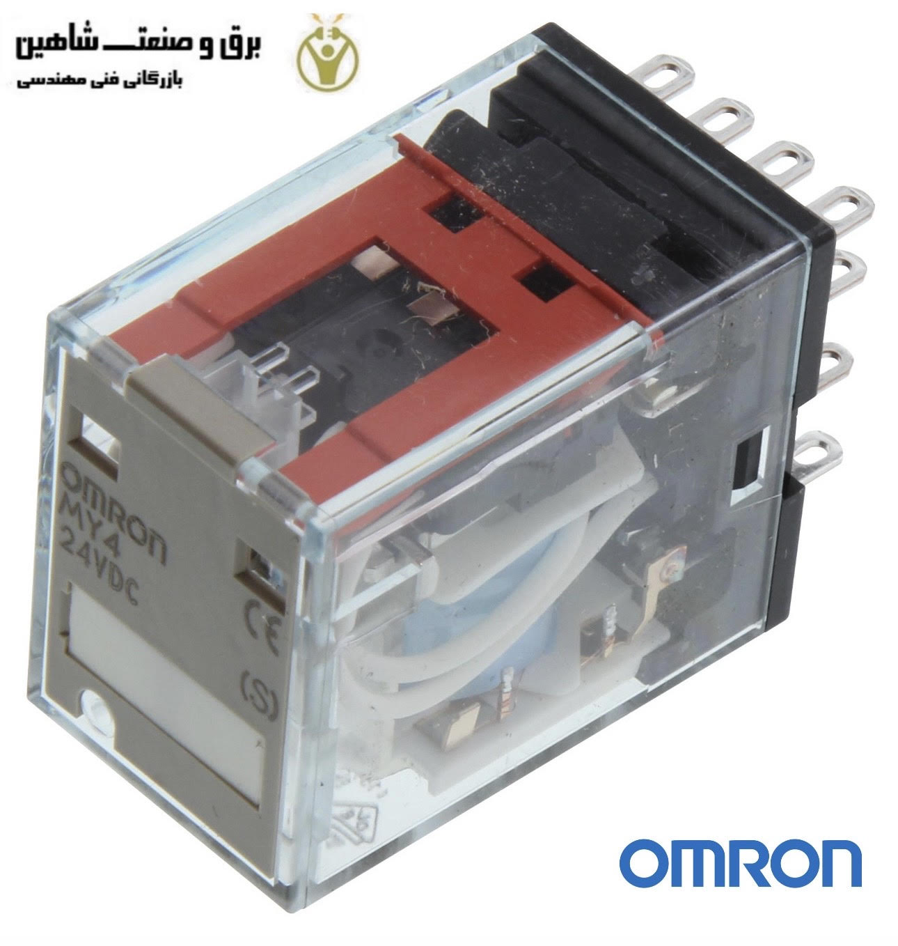 رله برق Omron مدل MY4 24VDC (S) امرون