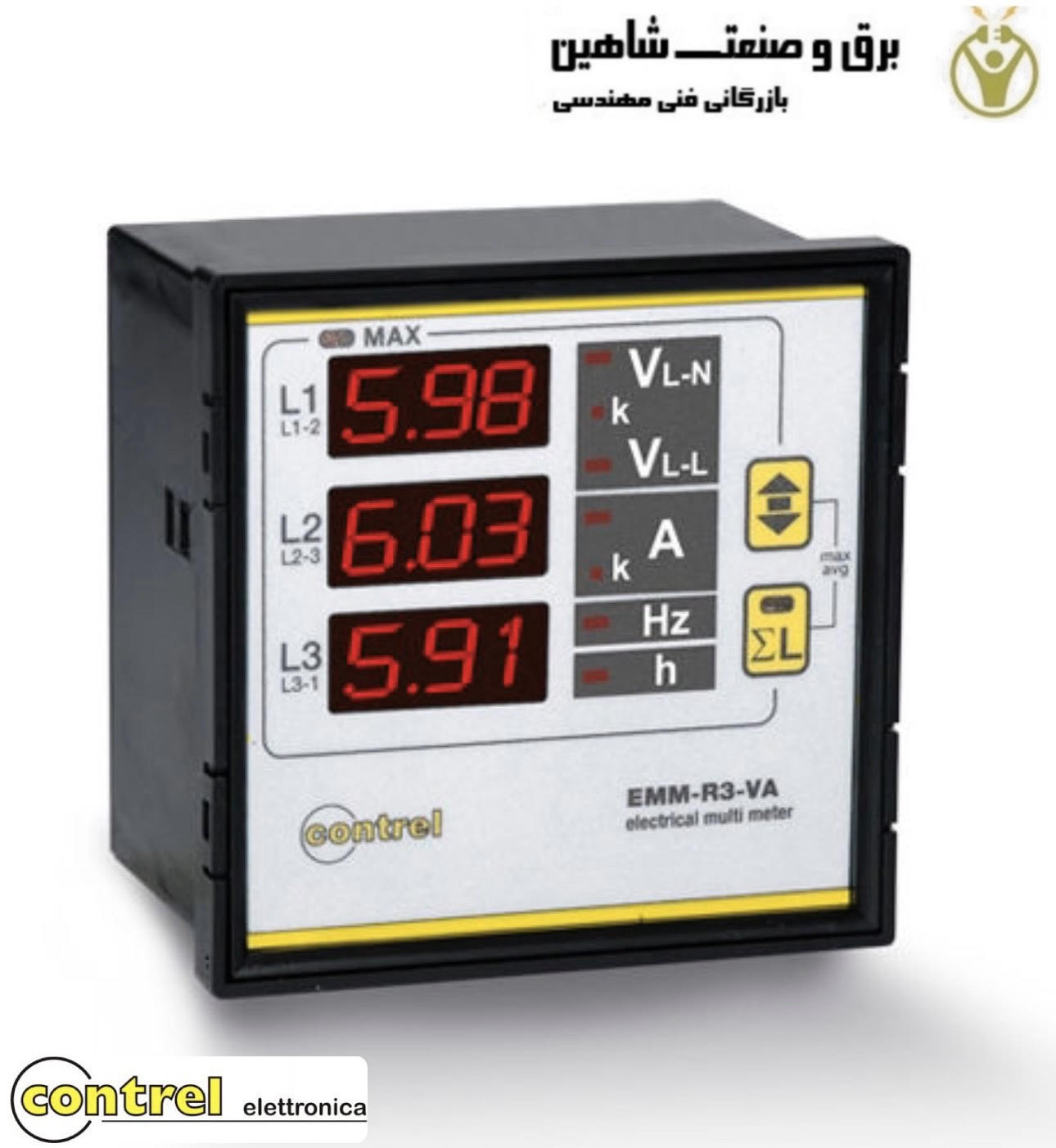 مولتی متر دیجیتال Contrel EMM-UD3-VA 230V