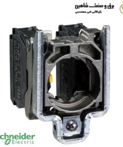 بلوک تک تماسی با بدنه/یقه ثابت ترمینال گیره پیچ schneider مدل ZB4BZ106 اشنایدر