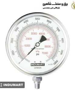 تست پرشر گیج INDUMART مدل P52T6-IB ایندومارت