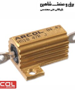 مقاومت بار سیم پیچی ARCOL / Ohmite مدل HS10 470R J