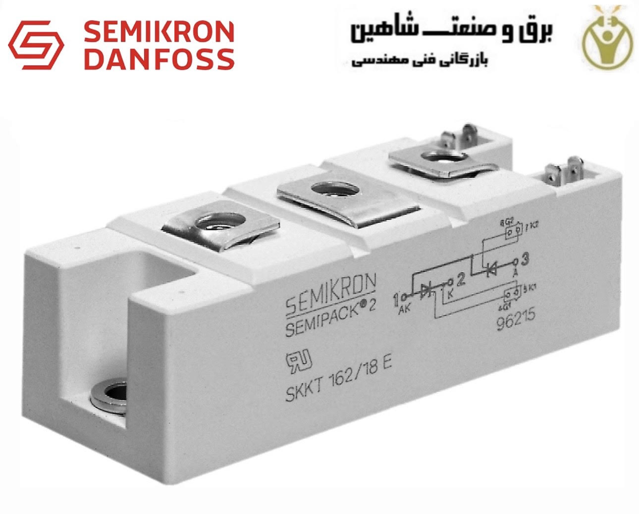 ماژول تریستور SEMIKRON مدل SKKD 162/18E سمیکرون