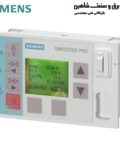 پنل اپراتور با صفحه نمایش برای SIMOCODE PRO V برند siemens مدل 3UF7210-1AA00-0 زیمنس