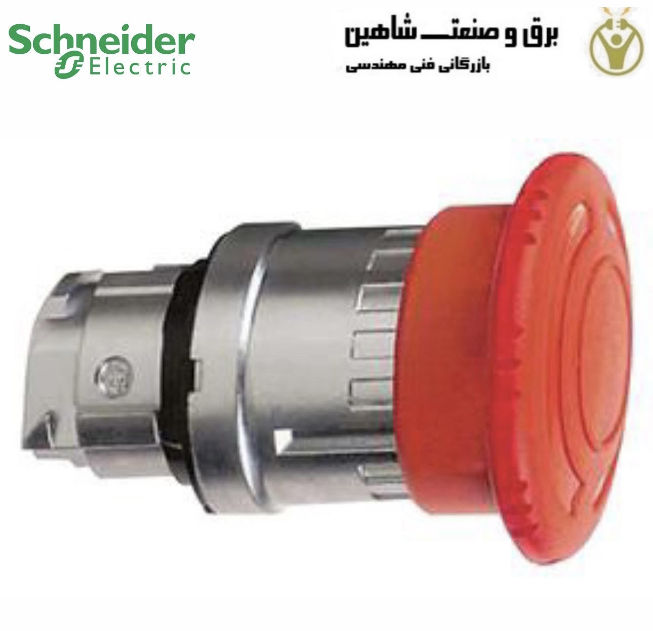 دکمه فشاری توقف اضطراری سری XB4 برند Schneider مدل ZB4BS844 اشنایدر