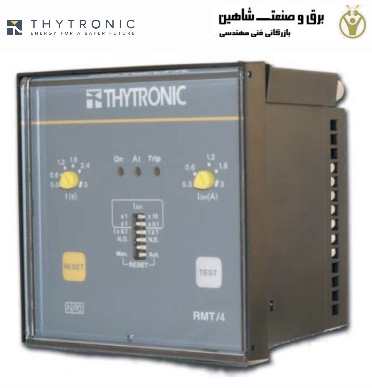 رله نشت زمین RMT LV برند thytronic مدل RMT1#A5LE000 تیرونیک