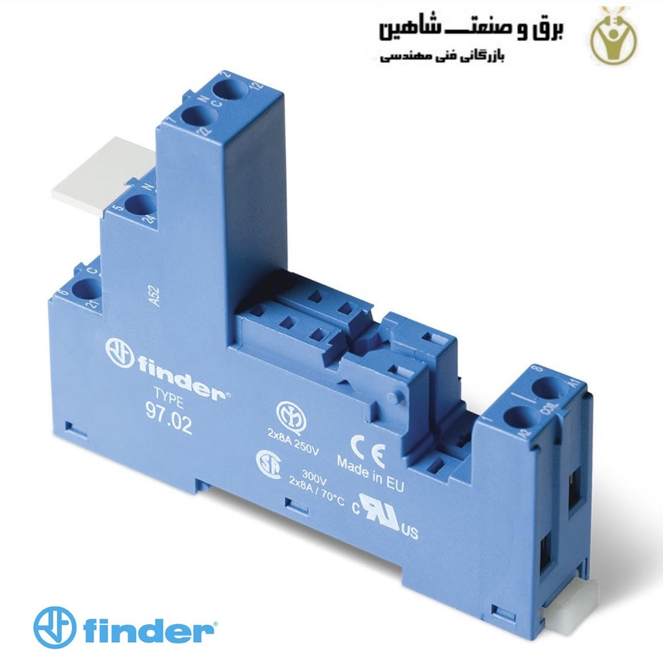 سوکت رله ریلی Finder مدل 97.02 فیندر