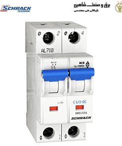 قطع کننده مدار مینیاتوری SCHERACK مدل BMS0-C 6/2-DC شراک