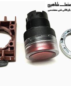 دکمه فشاری با نور قرمز cema (GE)(abb) مدل P9XPLRGD کد 185491