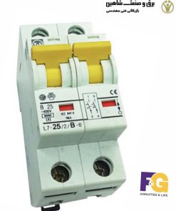 کلید قطع کننده مدار مینیاتوری F&G مدل PLSM/L7 /20/2/C اف اند جی
