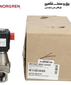 شیر برقی مغناطیسی 2 طرفه 8674401 برند norgren مدل 8674401.8301.02400 نورگرن