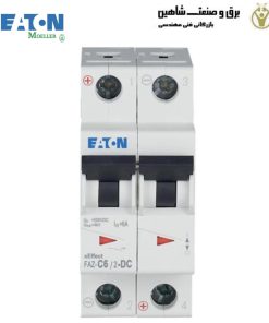 کلید قطع مدار مینیاتوری MOELLER GMBH eaton مدل FAZ-C6/2-DC کد 279137 ایتون مولر