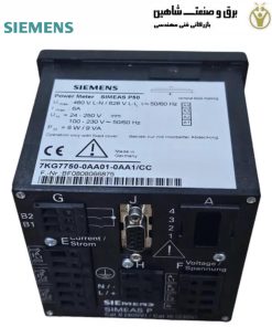 کنتور-مولتی متر و پاور متر تابلویی سری 7kg7750 برند siemens مدل 7kg7750-0AA01-0Aa1/cc زیمنس