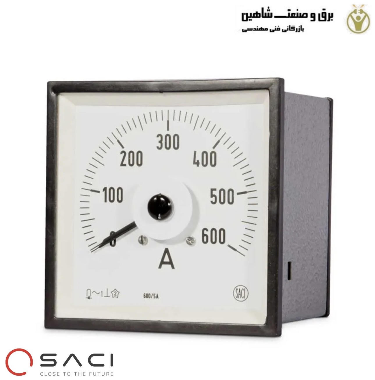 آمپرمتر و ولتمتر 240 درجه saci مدل CC3CG ساسی اسپانیا-ساچی اسپانیا