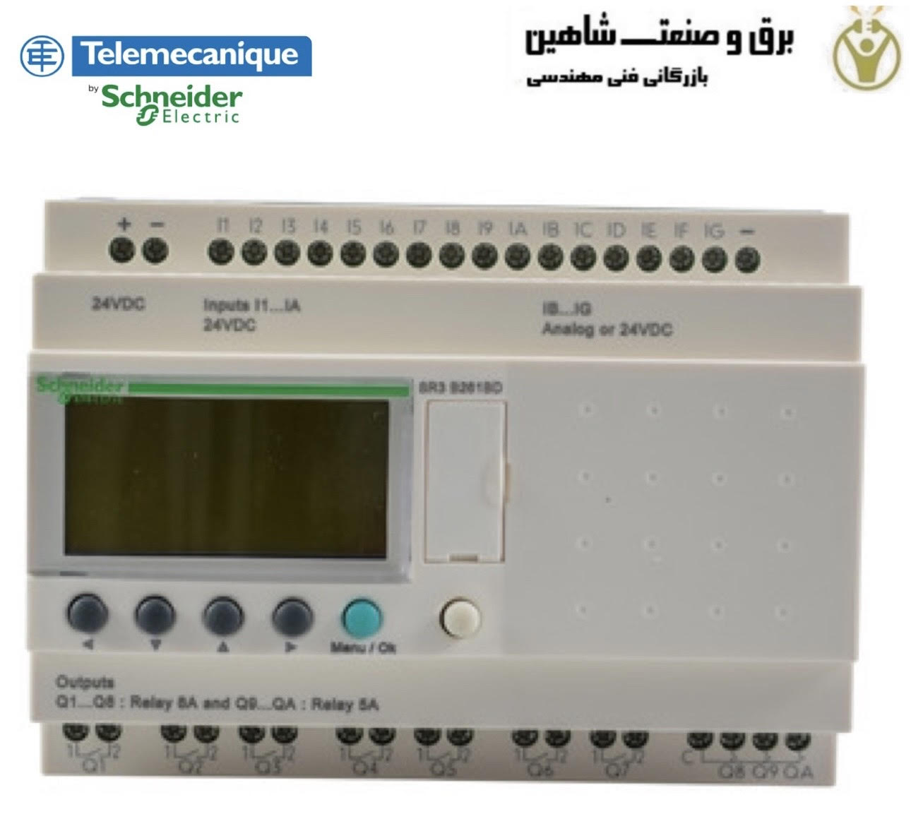 رله هوشمند ماژولار Telemecanique(schneider) مدل SR3B261BD تله مکانبک(اشنایدر)