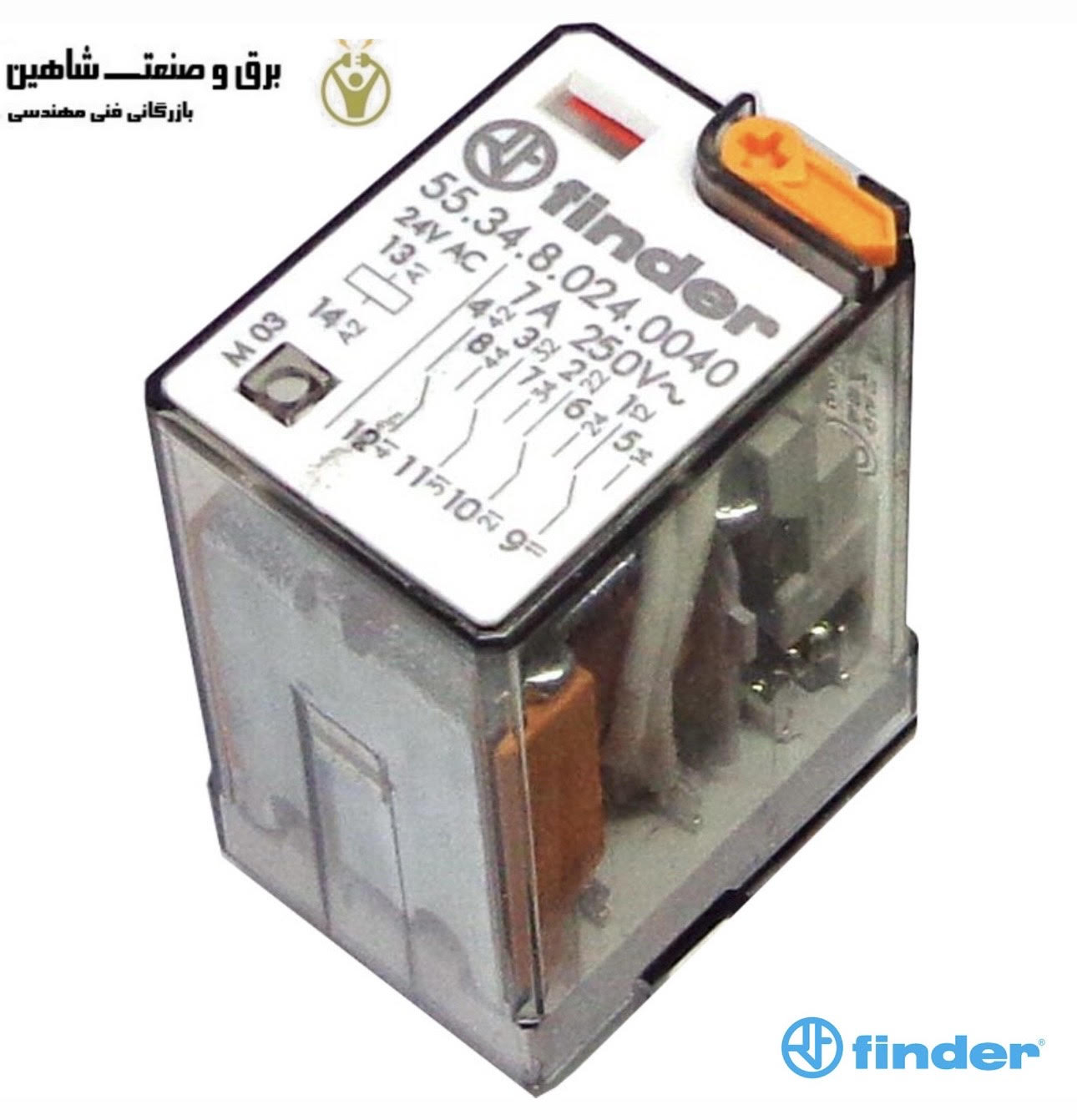 رله پلاگین Finder مدل 55.34.8.024.0040 (553480240040) فیندر