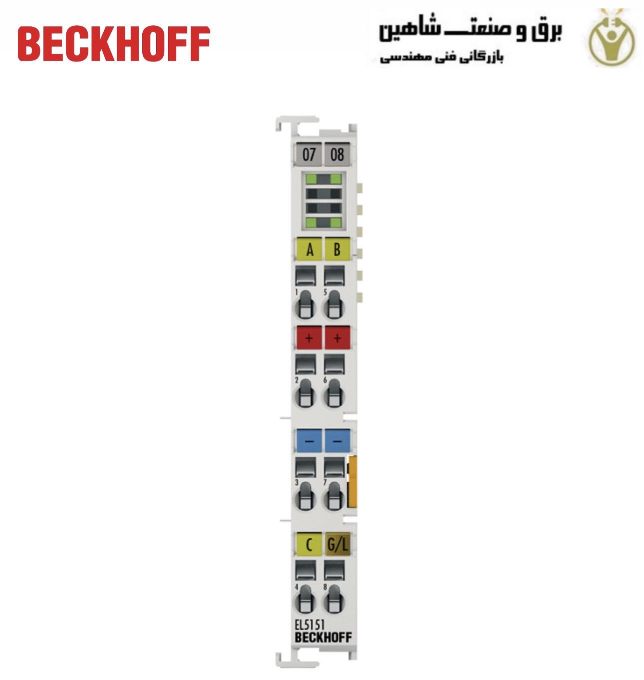 ترمینال EtherCAT با خروجی آنالوگ 1 کاناله beckhoff مدل es5151 بکهوف