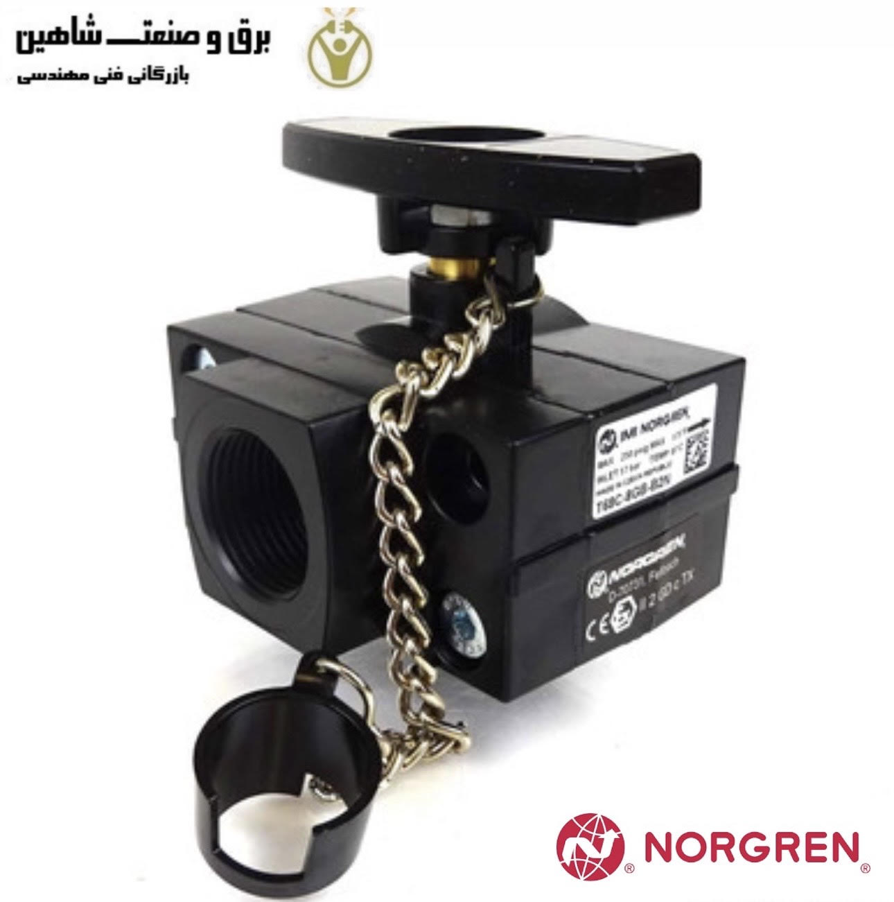 شیر قطع و وصل Olympian Plus 3/2 برند norgren مدل T68C-BGB-B2N نورگرن