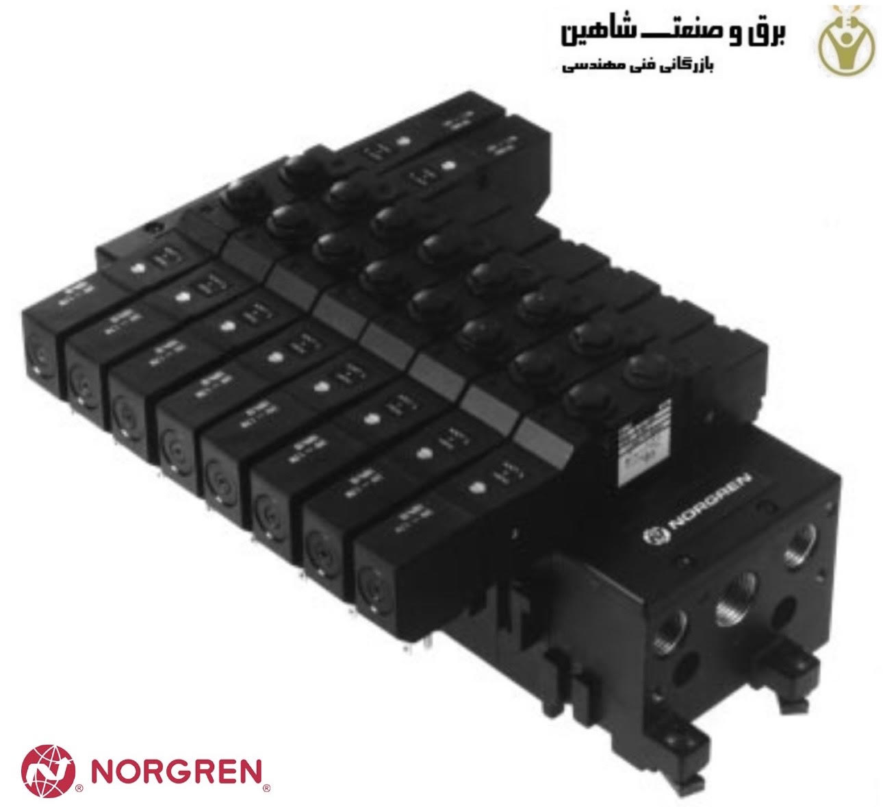 شیر با عملکرد سلونوئیدی و پایلوت norgren مدل V14B517A-B213A 1/4 نورگرن