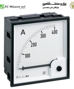 آمپرمتر و ولتمتر دی سی 90 درجه سایز 48 در 48 برند rael-fc misure-unidata مدل MQ48E راِل-یونی دیتا و میژور ایتالیا