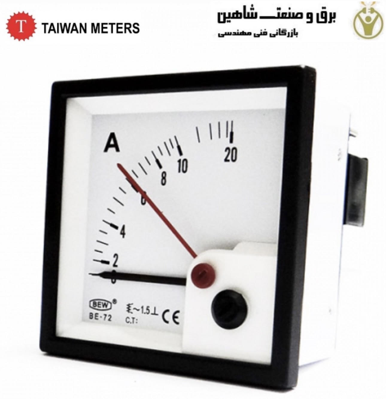 آمپرمتر متناوب AC برند BEW(Taiwan meter) مدل BE72 تایوان