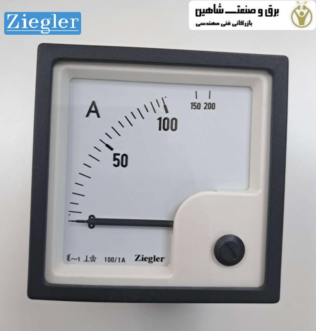 آمپرمتر و ولت متر AC برند ziegler مدل DE48 زیگلر