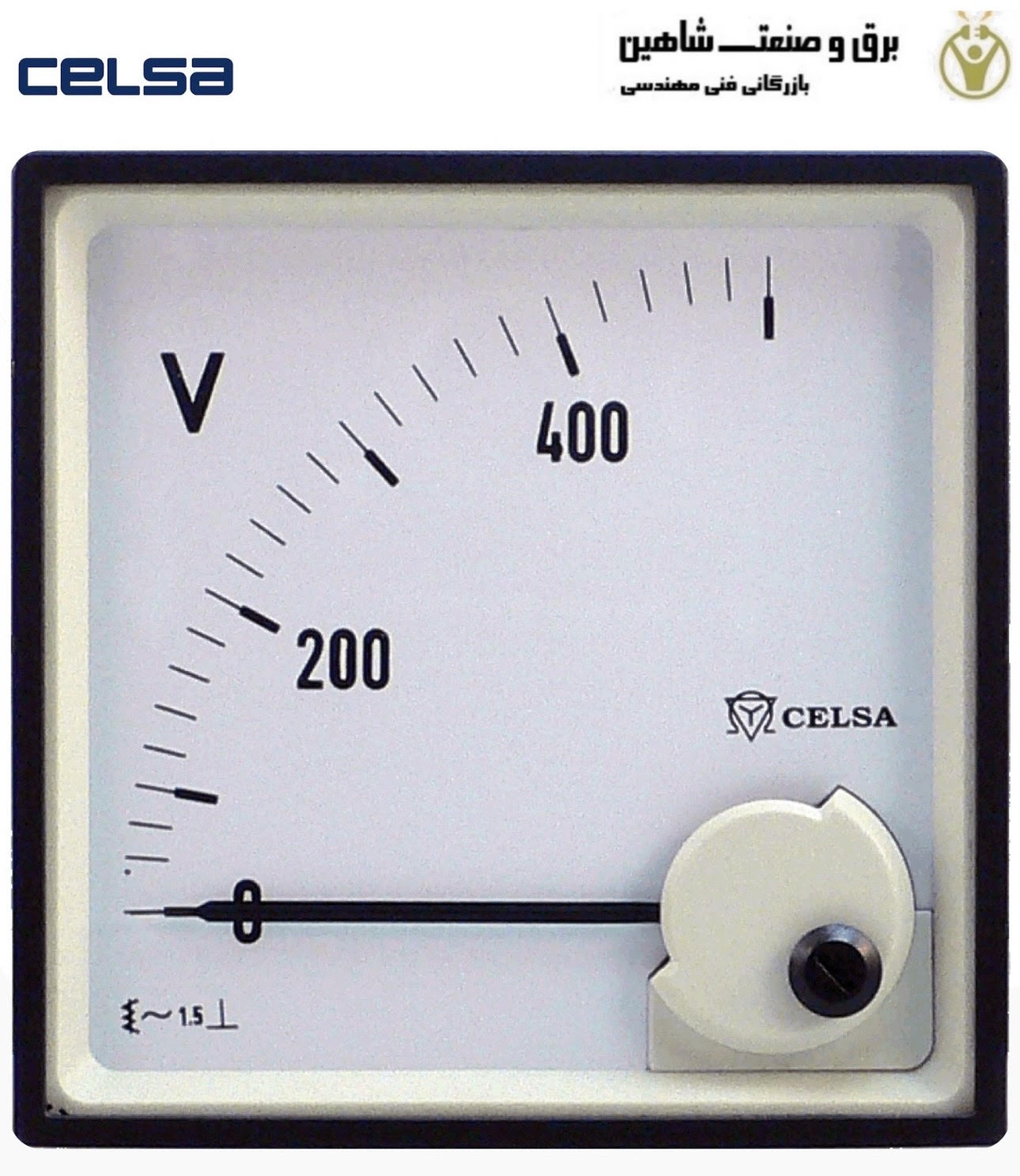 ولتمتر و آمپرمتر آنالوگ Celsa-ganz مدل EQ96n سلسا-سلچا اسپانیا و گنز-گانز لهستان