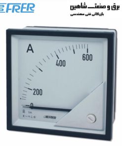 آمپرمتر سایز 96*96 سری f96 برند FRER مدل F96EAX3K0X05 فرر ایتالیا
