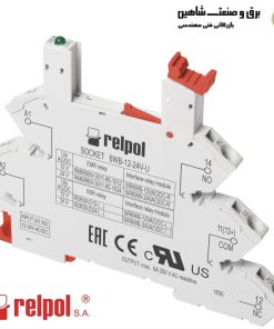 سوکت 6WB با ترمینال‌های فنری relpol مدل 6wb-220-240v-u کد 2615825 رلپول