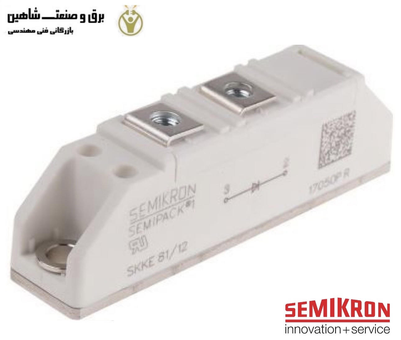 ماژول دیود semikron مدل SKKE 81/12 سمیکرون