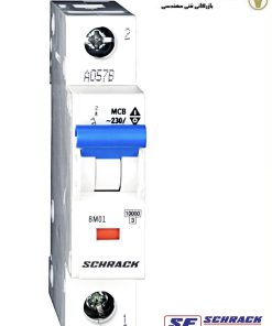 کلید مینیاتوری تک پل 4آمپری Schrack مدل BM017104ME شراک