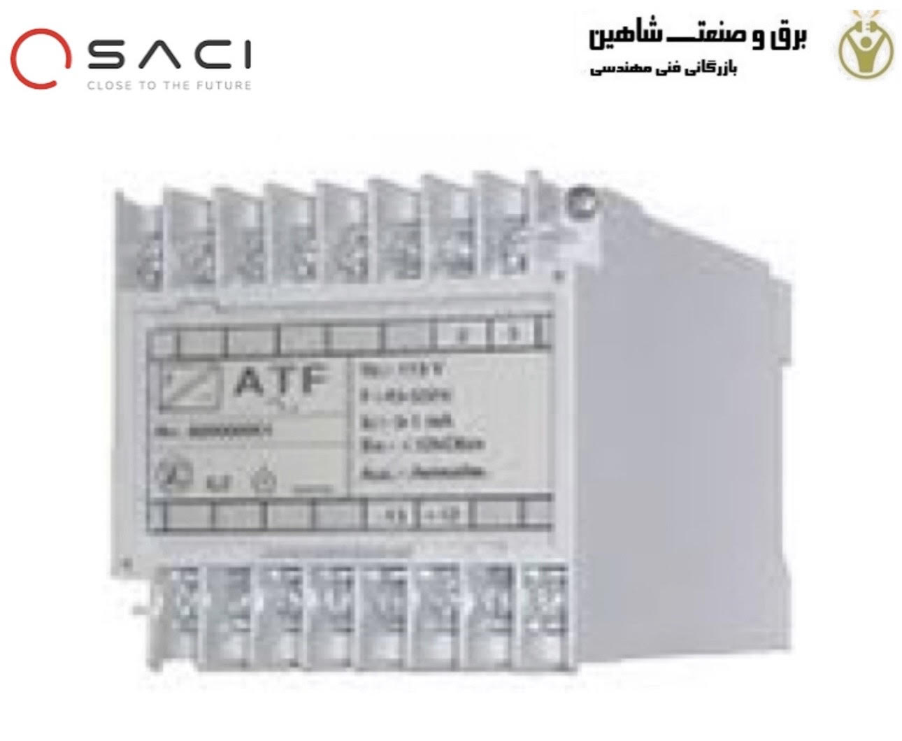 ترانسدیوسر فرکانس تکفاز Input:100:√3 V برند saci مدل ATFa ساکی (ساچی اسپانیا)