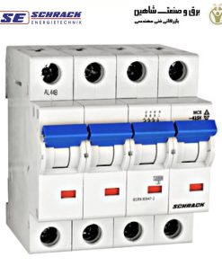 کلید مینیاتوری 4پل 6آمپری Schrack مدل BM017406ME شراک
