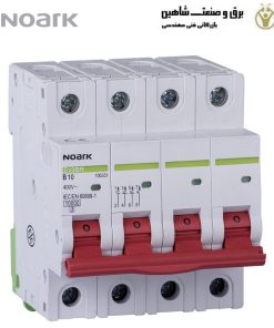 کلید مينياتوري 4پل 2آمپر Noark مدل EX9BH4PC2 کد 100436 نوارک