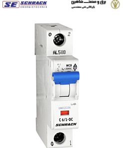 کلید مینیاتوری تک پل 6آمپری Schrack مدل BM015106 شراک