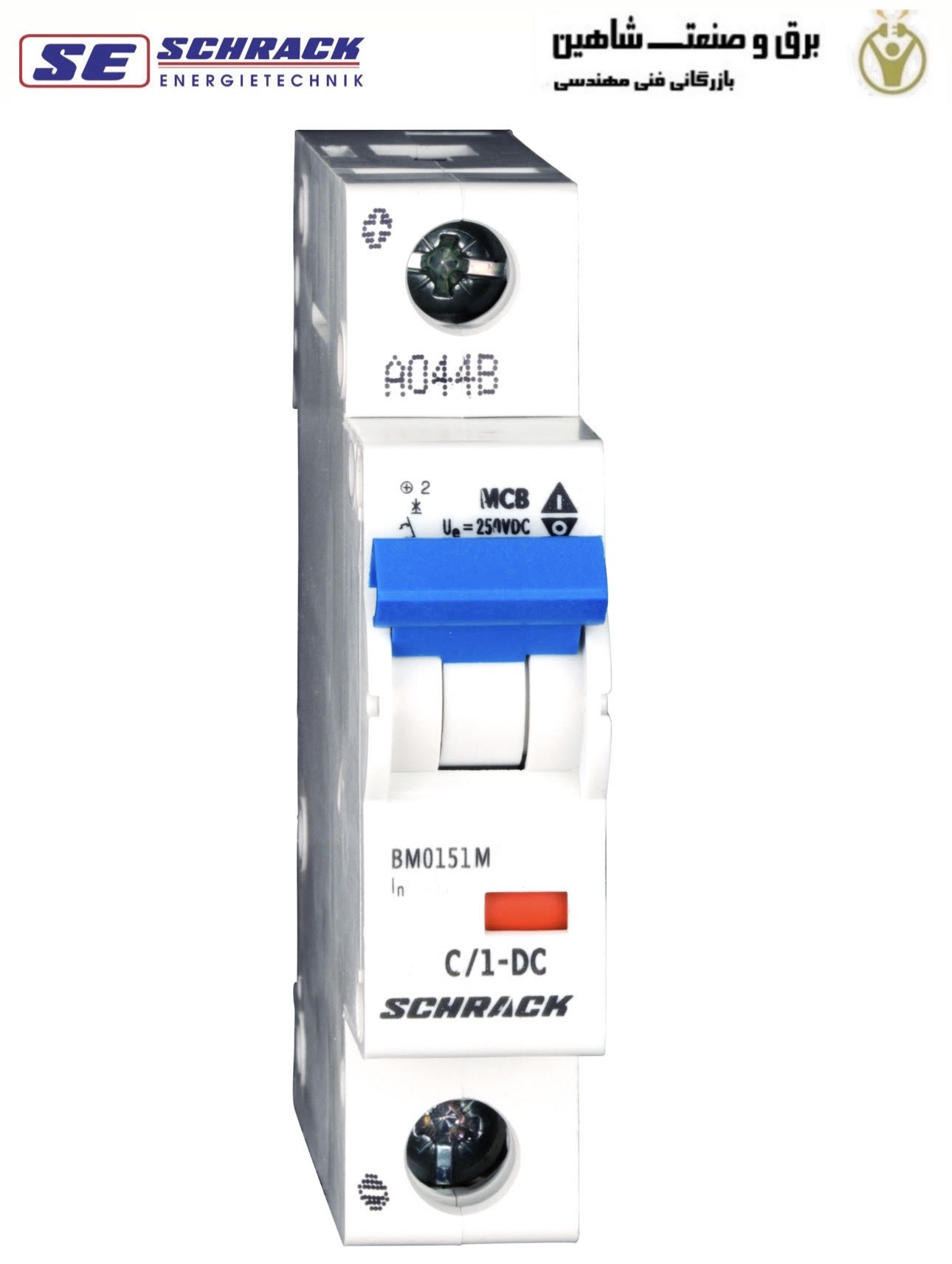 کلید مینیاتوری تک پل 6آمپری Schrack مدل BM015106ME شراک