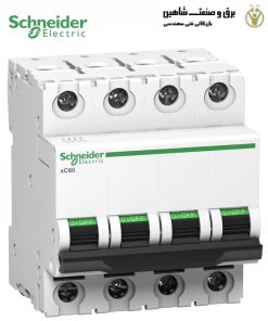 کلید مینیاتوری 4پل 32آمپر Schneider مدل A9N4P32B اشنایدر معادل با M9F21432