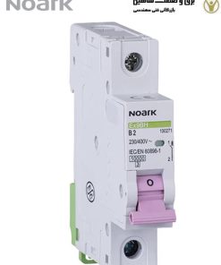کلید مينياتوري 1پل 2آمپر Noark مدل EX9BD1PC2 کد 103554 نوارک