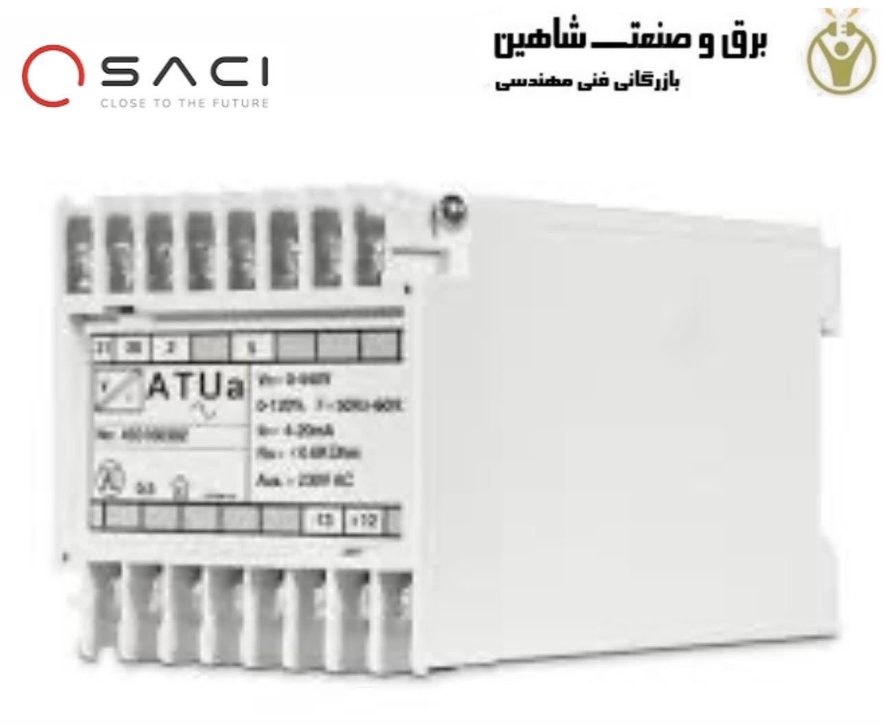 ترانسدیوسر ولتاژ سه فاز Input:100V برند saci مدل ATUA3 ساکی
