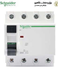 کلید قطع جریان نشتی Schneider مدل A9N16251 اشنایدر (RCCB)