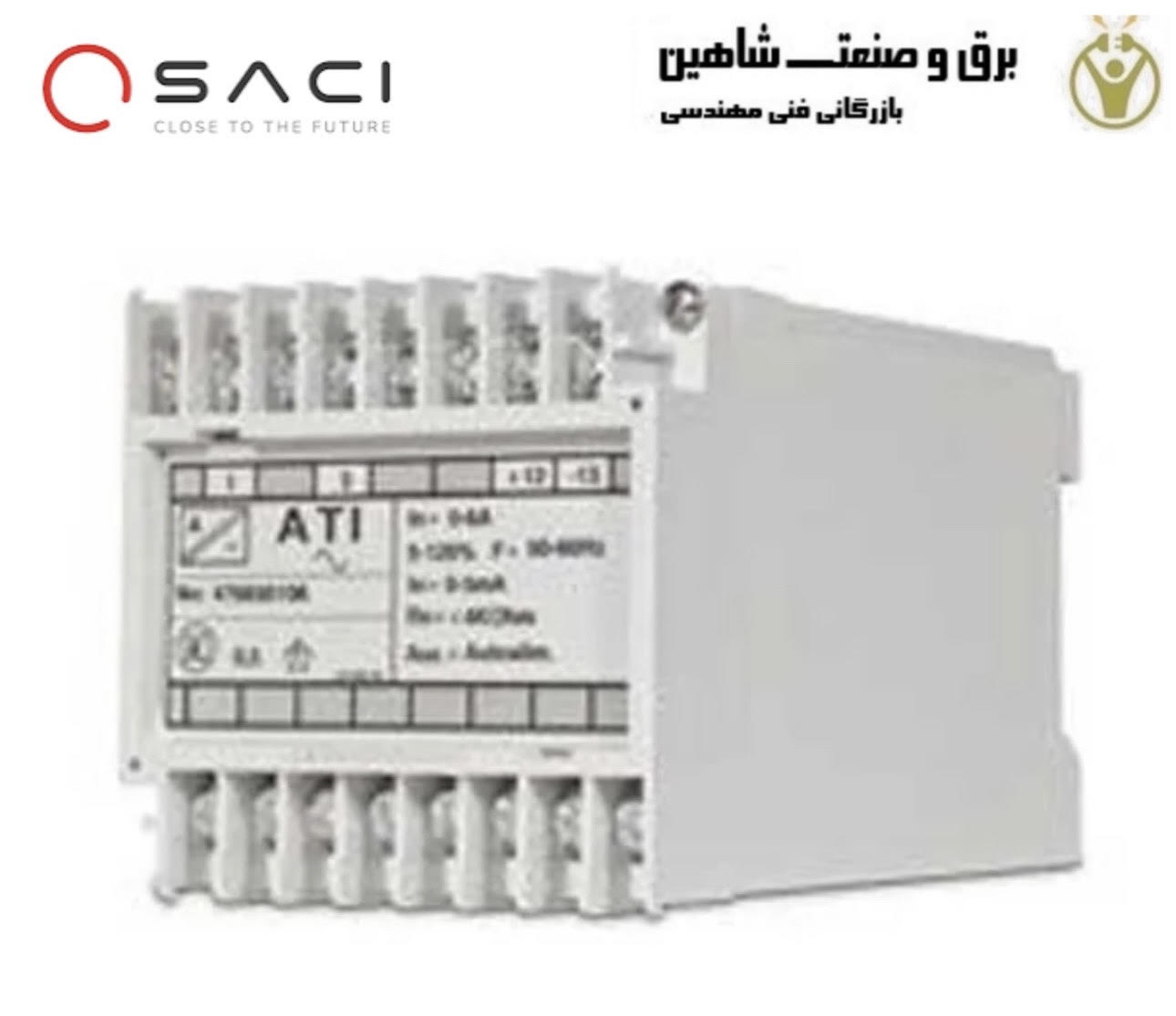 ترانسدیوسر پاورفکتور تکفاز Input:100V; 1Aبرند saci مدل ATAI ساکی