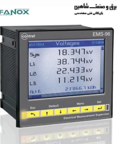 تامین کننده کنتور کیفیت توان contrel-fanox مدل EMS96 کنترل-فانوکس ایتالیا
