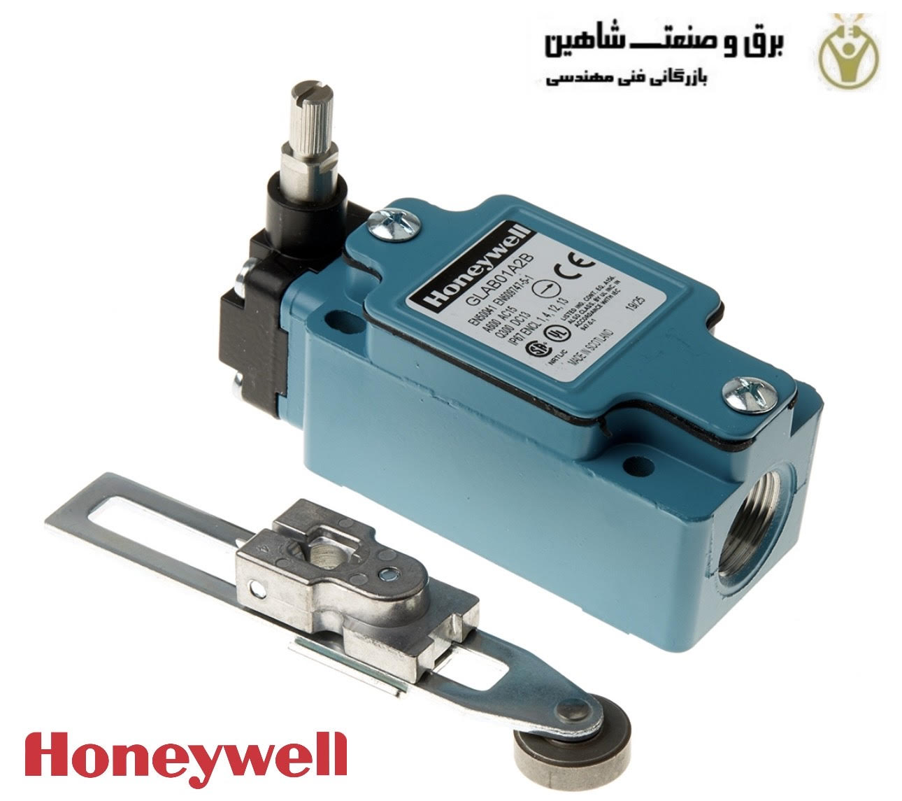 لیمیت سوئیچ اهرم غلتکی قابل تنظیم سری GLA برند honeywell مدل GLAB01A2B هانیول