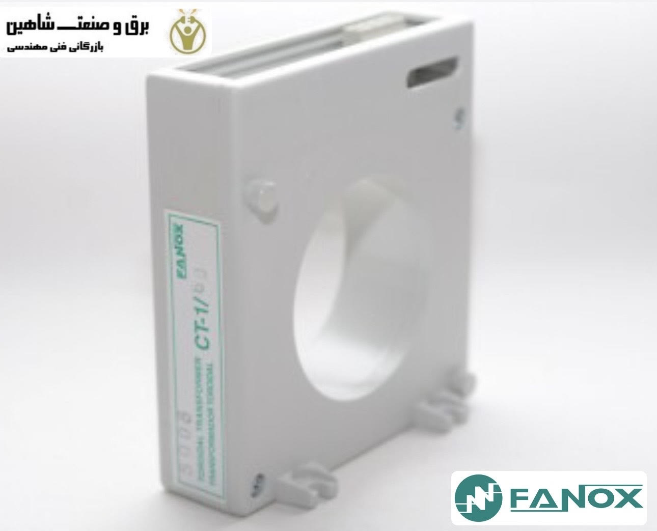 ترانسفورماتور حلقوی contrel-fanox مدل CT-1/60 فانوکس ایتالیا (اندازه تعادل هسته ۶۰ میلی متر)