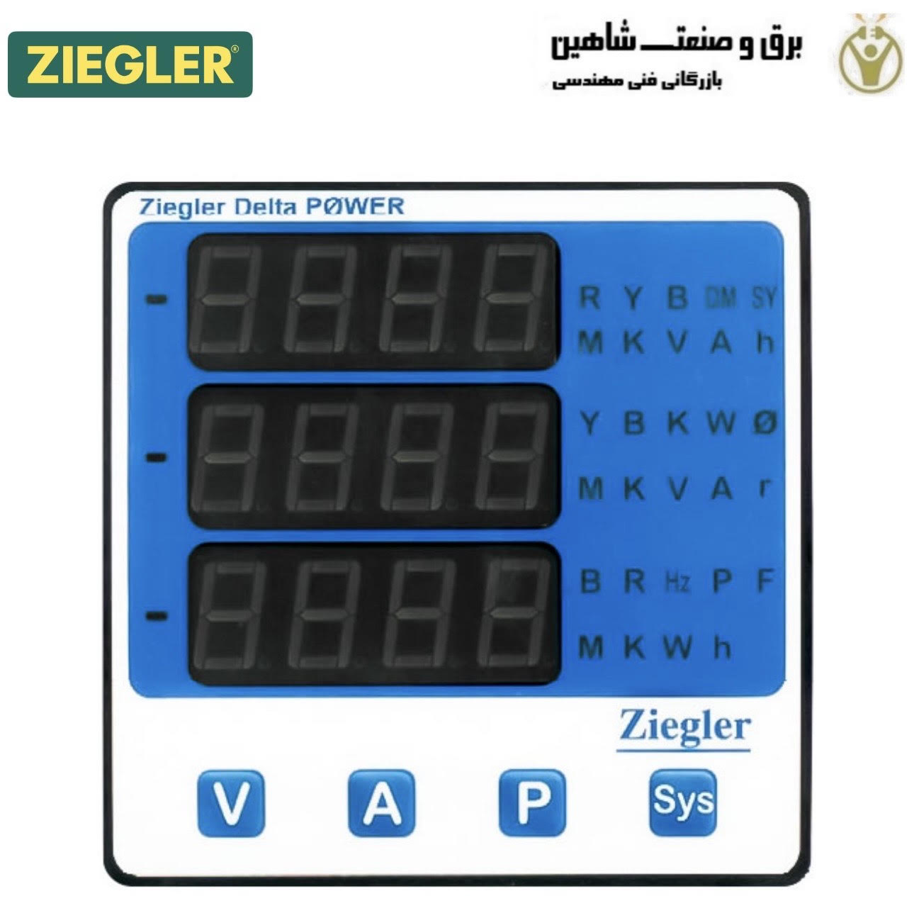 پاور انالایزر و مولتی متر ziegler مدل delta power زیگلر آلمان