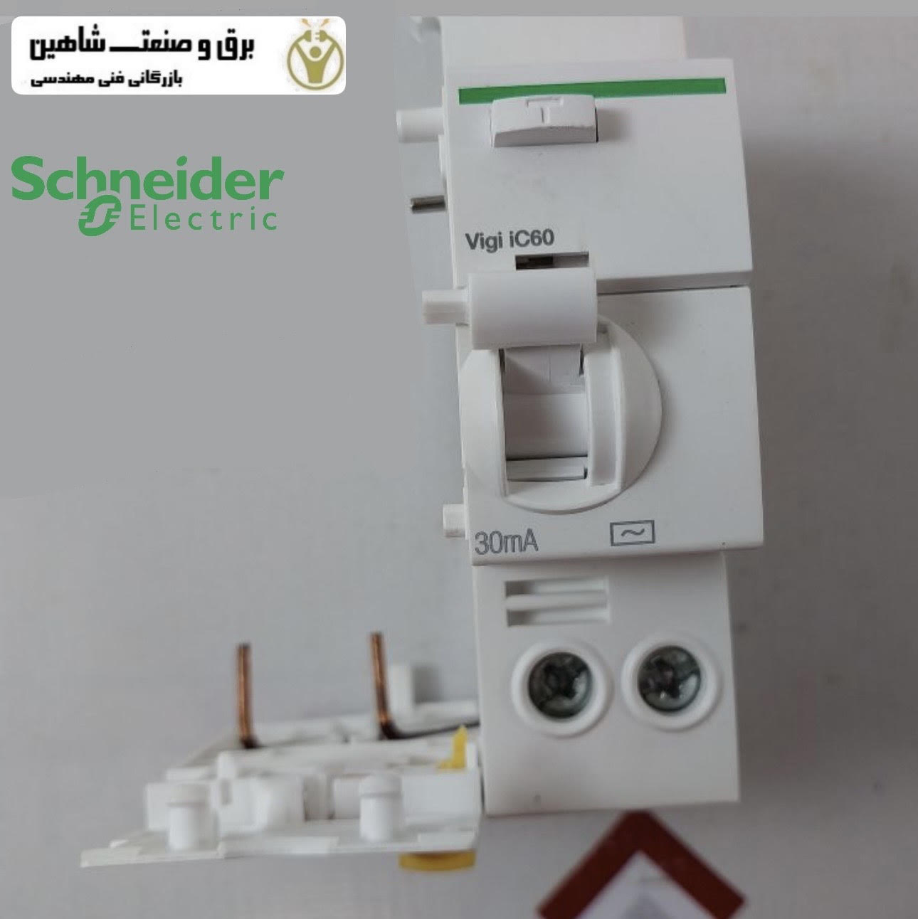 رله نشتی جریان و ارت فالت اشنایدر schneider-merlin gerin مدل A9V41225 (ارت لیکیج 2پل)