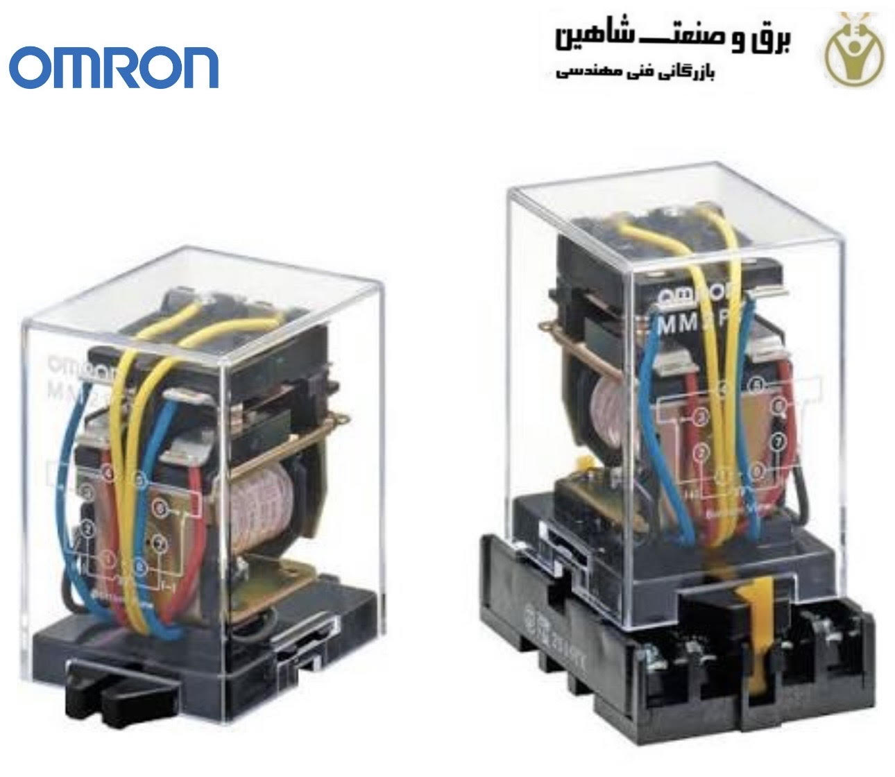 رله کنترل 100/110 ولت dc امرون omron مدل mm4xp