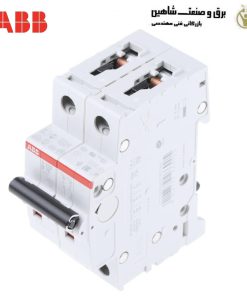کلید مینیاتوری 2 پل 16 آمپر ای بی بی abb مدل s252-b16 کد 2CDS252001R0165 (کد جدید S202-B16)