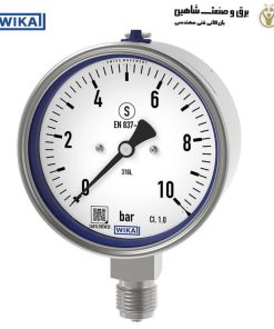 گیج فشار ویکا wika مدل 233.30.100 (گیج با سوئیچ 821)
