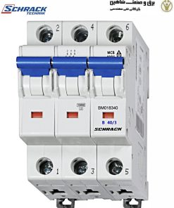 کلید مینیاتوری شراک schrack اتریش مدل BM018340