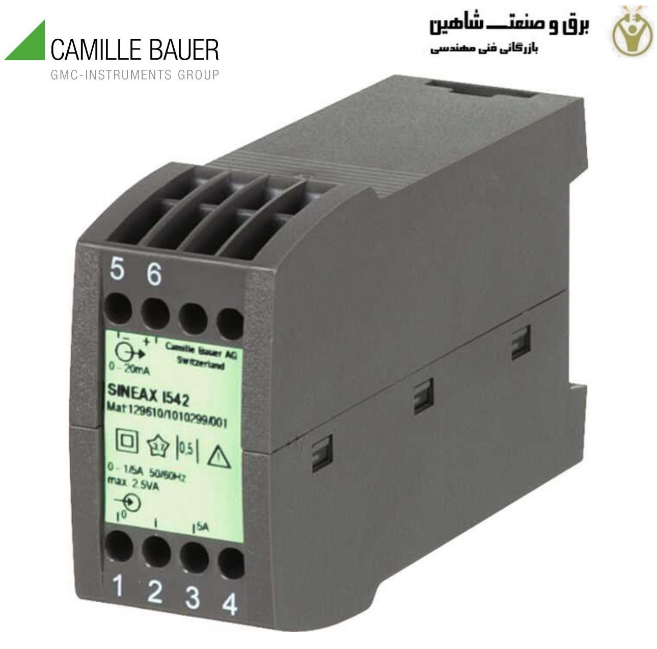 مبدل جریان camille bauer-gossen metrawatt مدل sineax I542